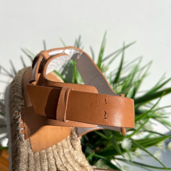 Rag & Bone 🍂🍁Giza Leather Espdrille Sandals Size 8.5 new - Picture 8 of 16